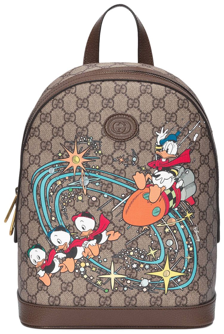 Gucci x Disney Small Donald Duck Backpack GG Supreme
