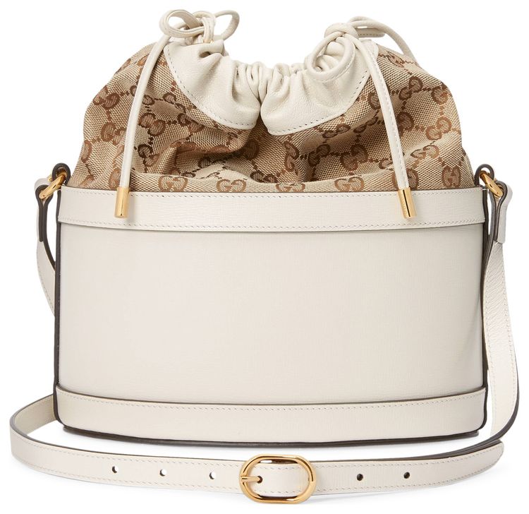 Gucci Horsebit 1955 Bucket Bag White