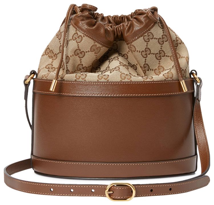 Gucci Horsebit 1955 Bucket Bag Brown