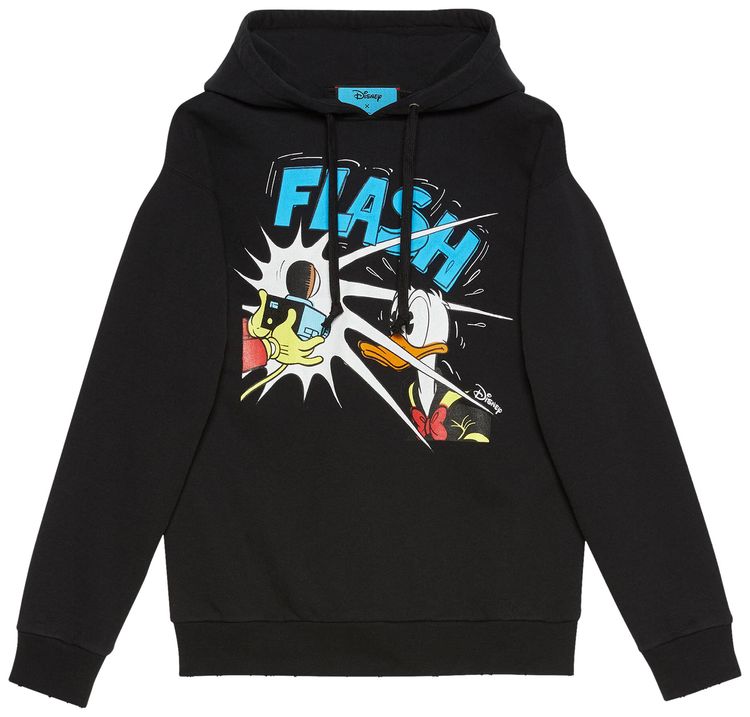 Gucci x Disney Donald Duck Hooded Sweatshirt Black