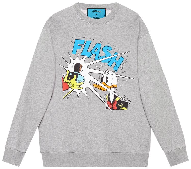 Gucci x Disney Donald Duck Sweatshirt Grey Melange