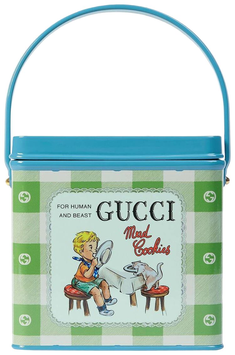 Gucci Mad Cookies Top Handle Bag Green