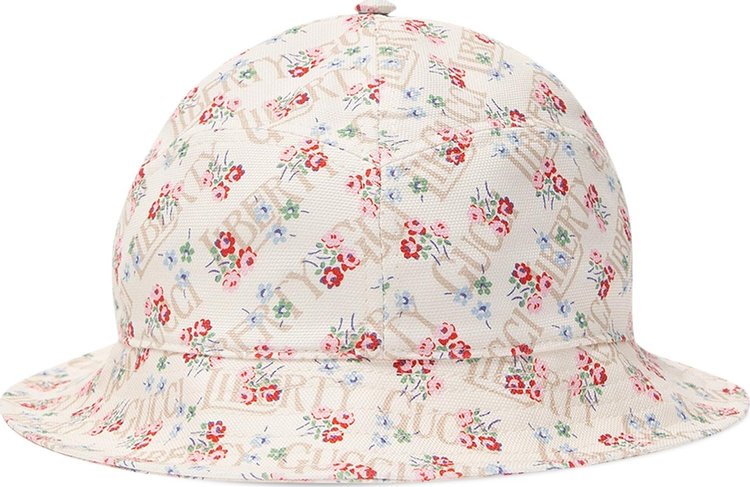 Gucci x Liberty London Floral Canvas Bucket Hat PinkRedIvory