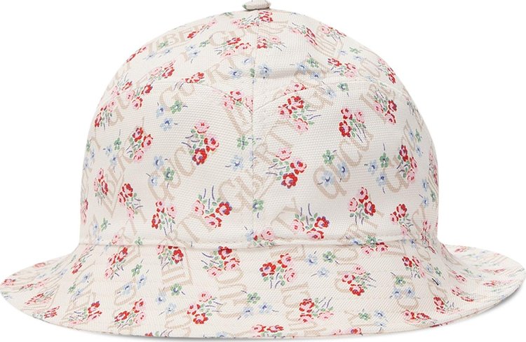 Gucci x Liberty London Floral Canvas Bucket Hat PinkRedIvory