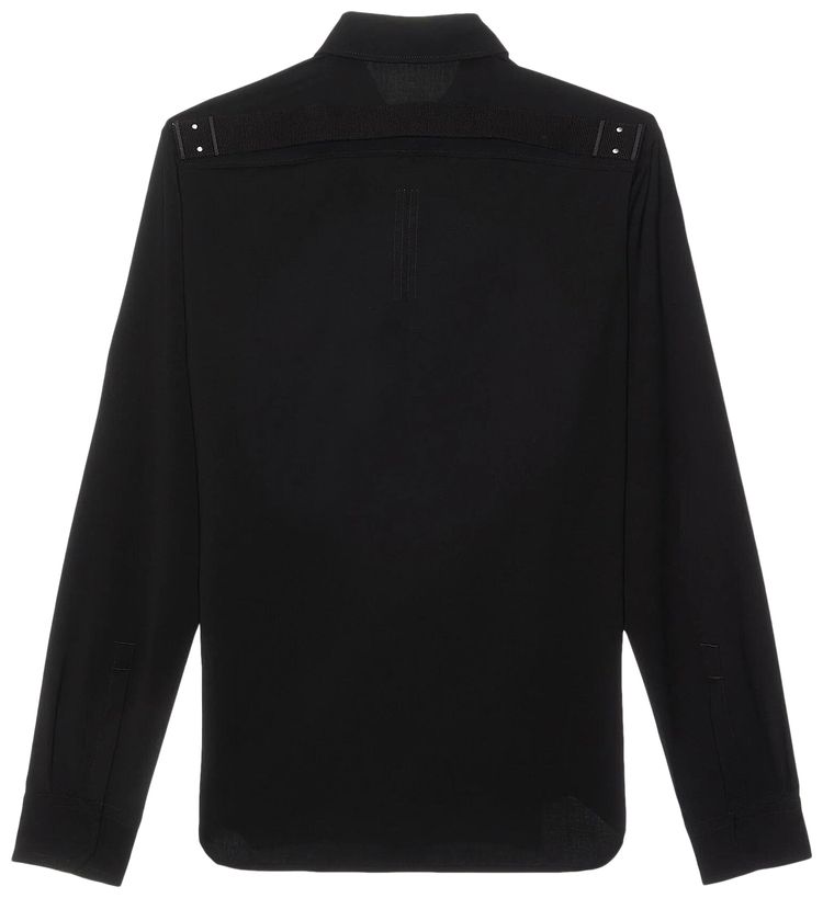 Rick Owens Press Stud Shirt Black