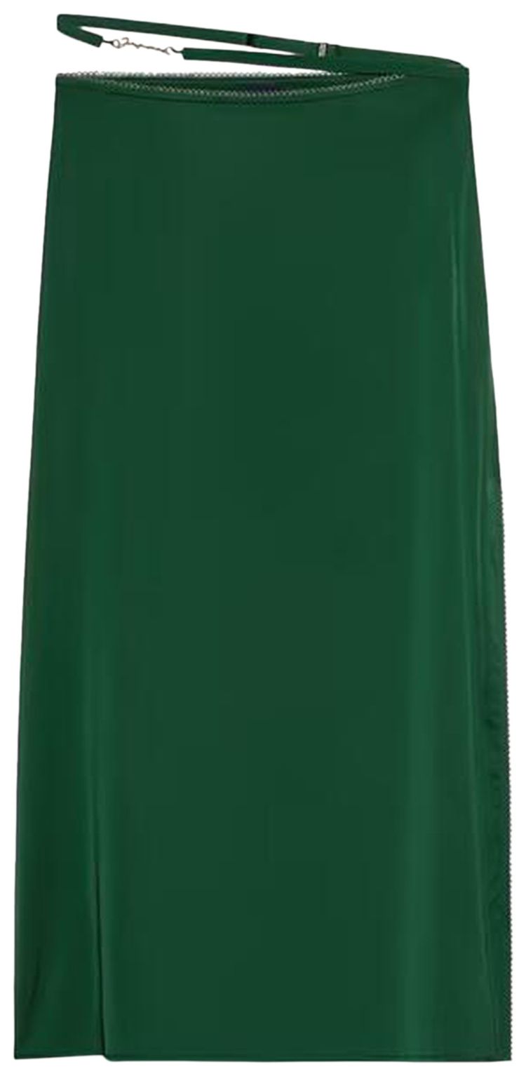 Jacquemus La Jupe Notte Dark Green
