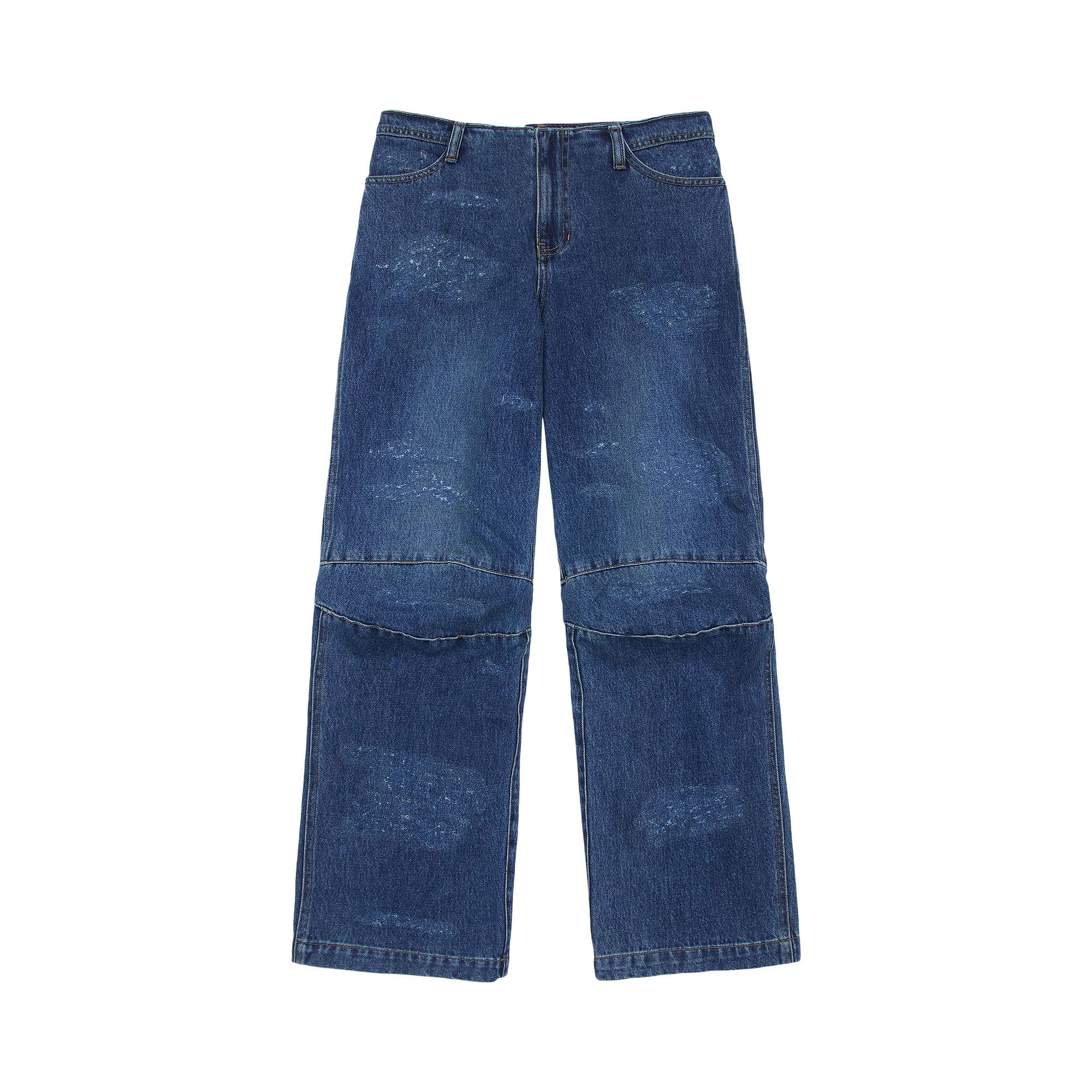 ■ADERERROR■ Fres jeans Blue Ader Error Fres High-rise Straight Jeans In Blue | ModeSens