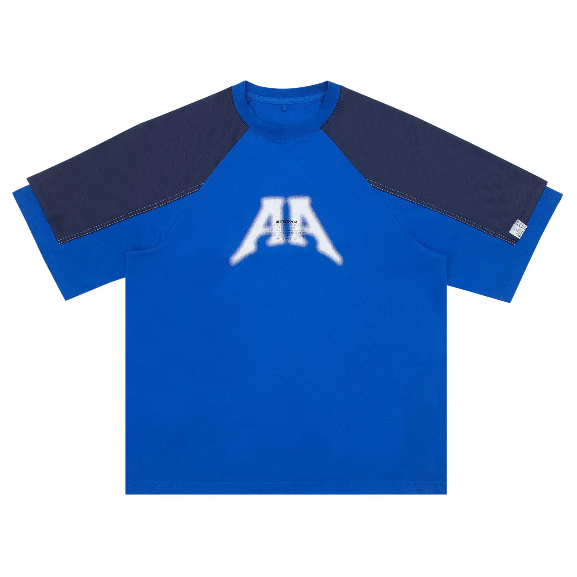 【adererrorアーダーエラー】logo raglan t-shirt Buy Ader Error Nolc Logo Raglan T-Shirt 'Blue' - BN01SSTS0101BL | GOAT