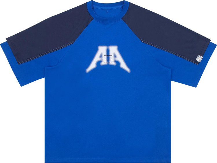 Ader Error Nolc Logo Raglan T-Shirt 'Blue'