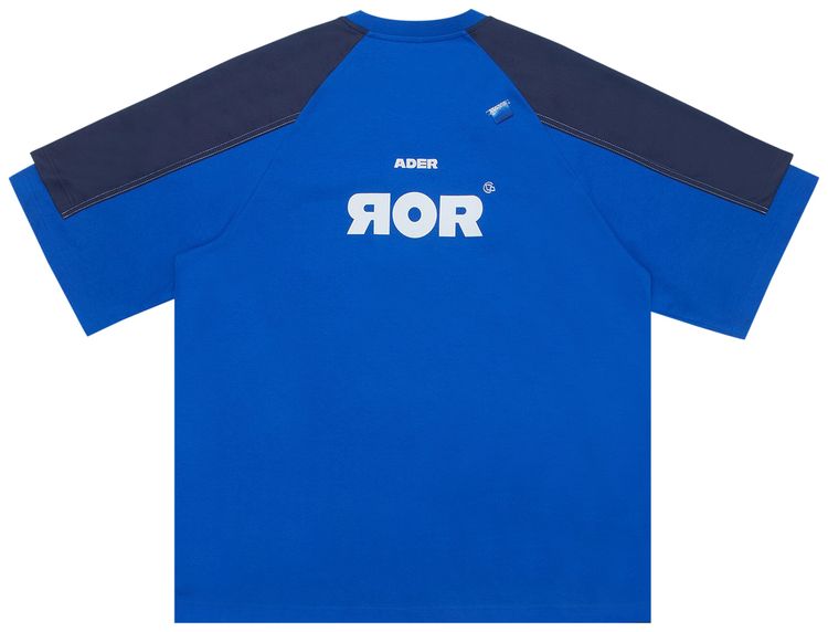 Ader Error Nolc Logo Raglan T Shirt Blue