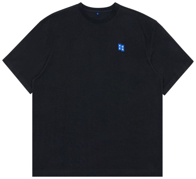 Ader Error Significant TRS Tag T Shirt 01 Black