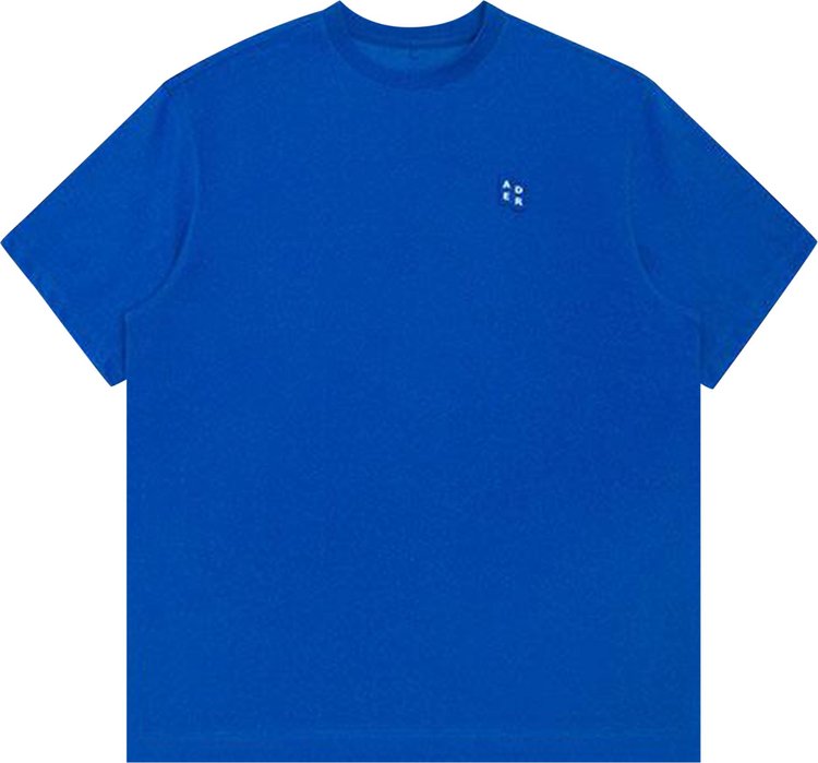 Ader Error Significant TRS Tag T Shirt 01 Z Blue