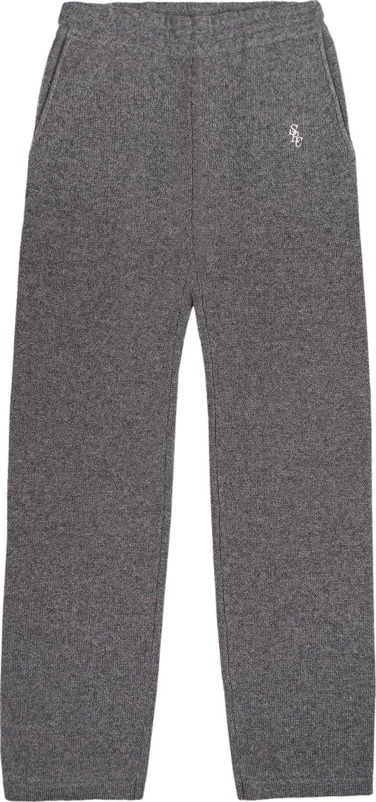 Sporty  Rich SRC Cashmere Trousers Dark Grey