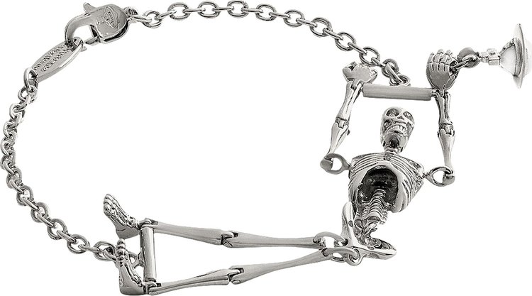 Vivienne Westwood Skeleton Bracelet Silver