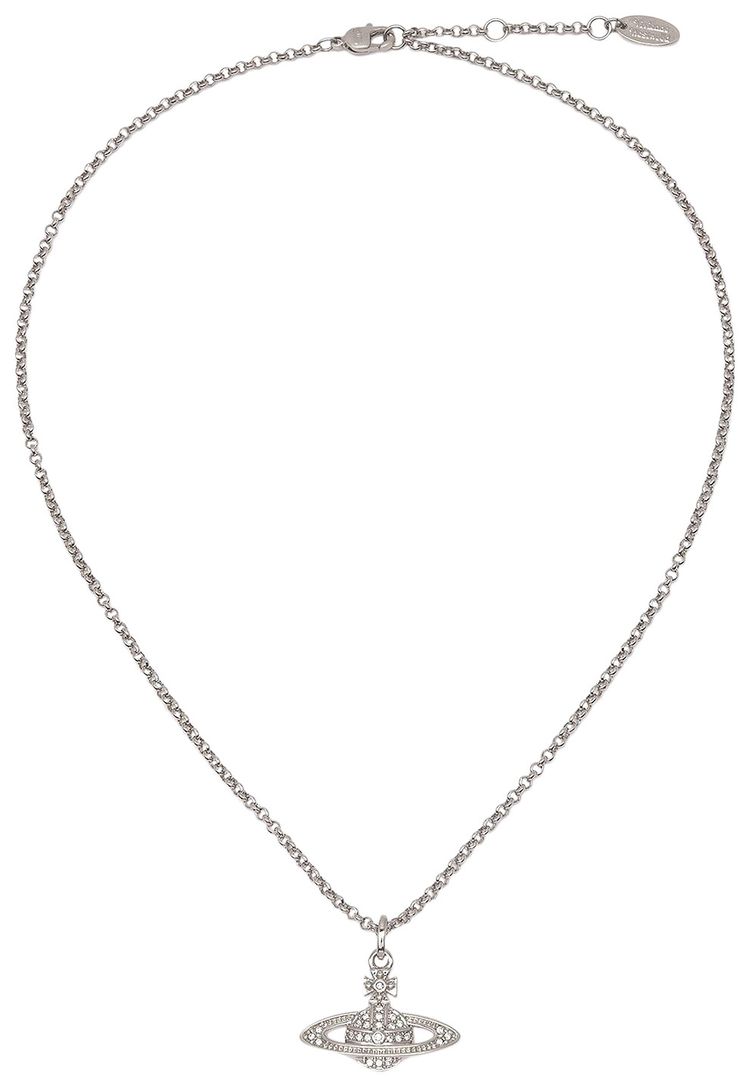 Vivienne Westwood Mini Bas Relief Pendant Silver