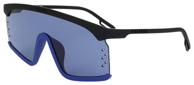 Kenzo Mirror Mask Sunglasses BlackBlue