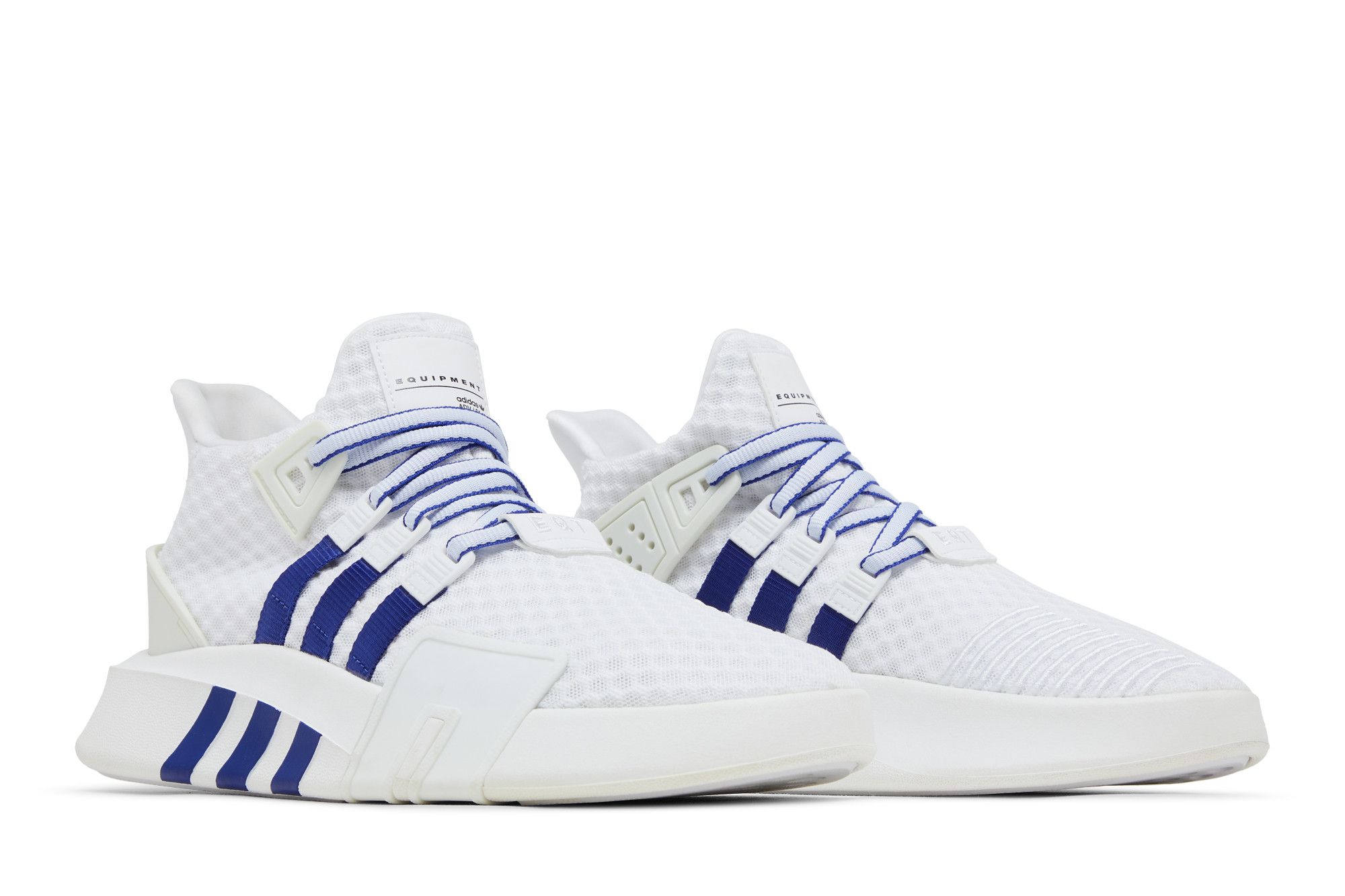 Adidas eqt bask adv white blue top