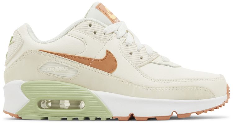 Nike Air Max 90 Leather GS Pale Ivory Honeydew