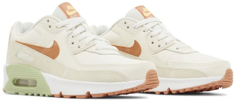 Nike Air Max 90 Leather GS Pale Ivory Honeydew