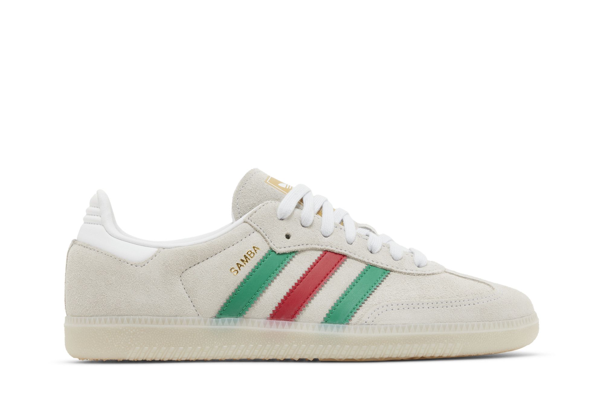 Achetez des Samba OG Crystal White Green Scarlet IG1826 GOAT FR