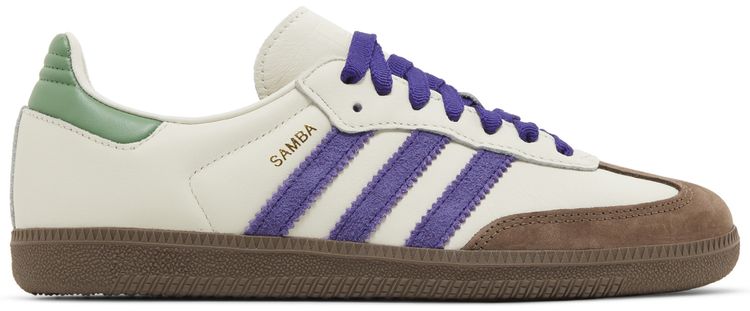 Adidas Wmns Samba OG Off White Purple Green