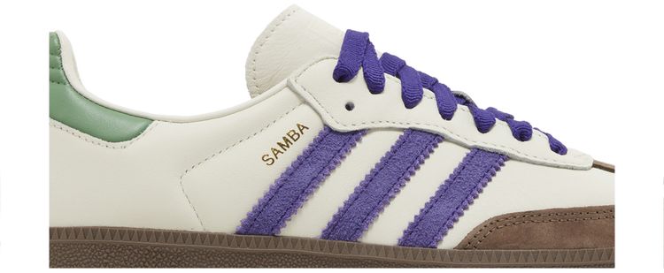 Adidas Wmns Samba OG Off White Purple Green