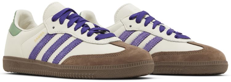 Adidas Wmns Samba OG Off White Purple Green