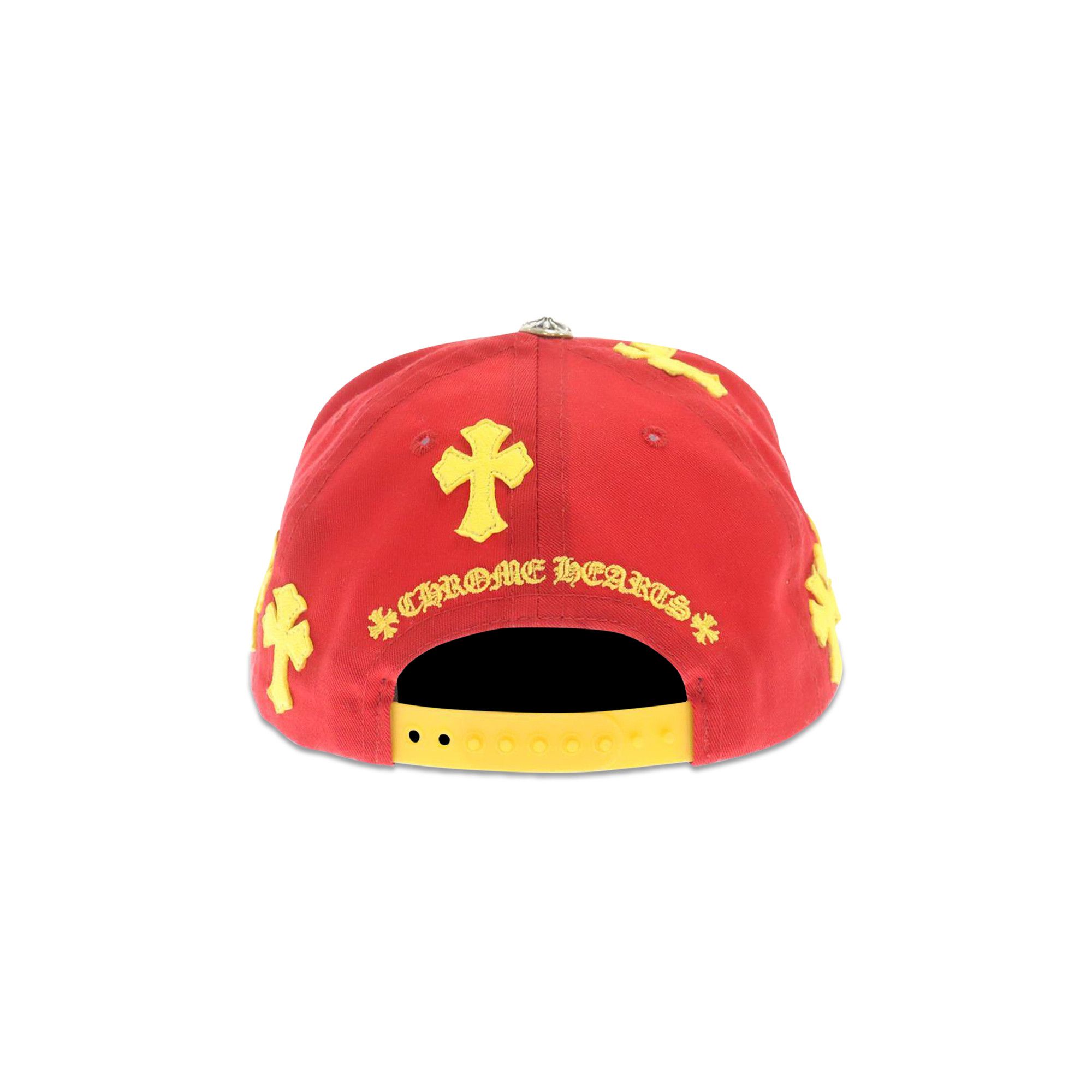 Buy Chrome Hearts Cross Patch Hat 'Red/Yellow' - 1383