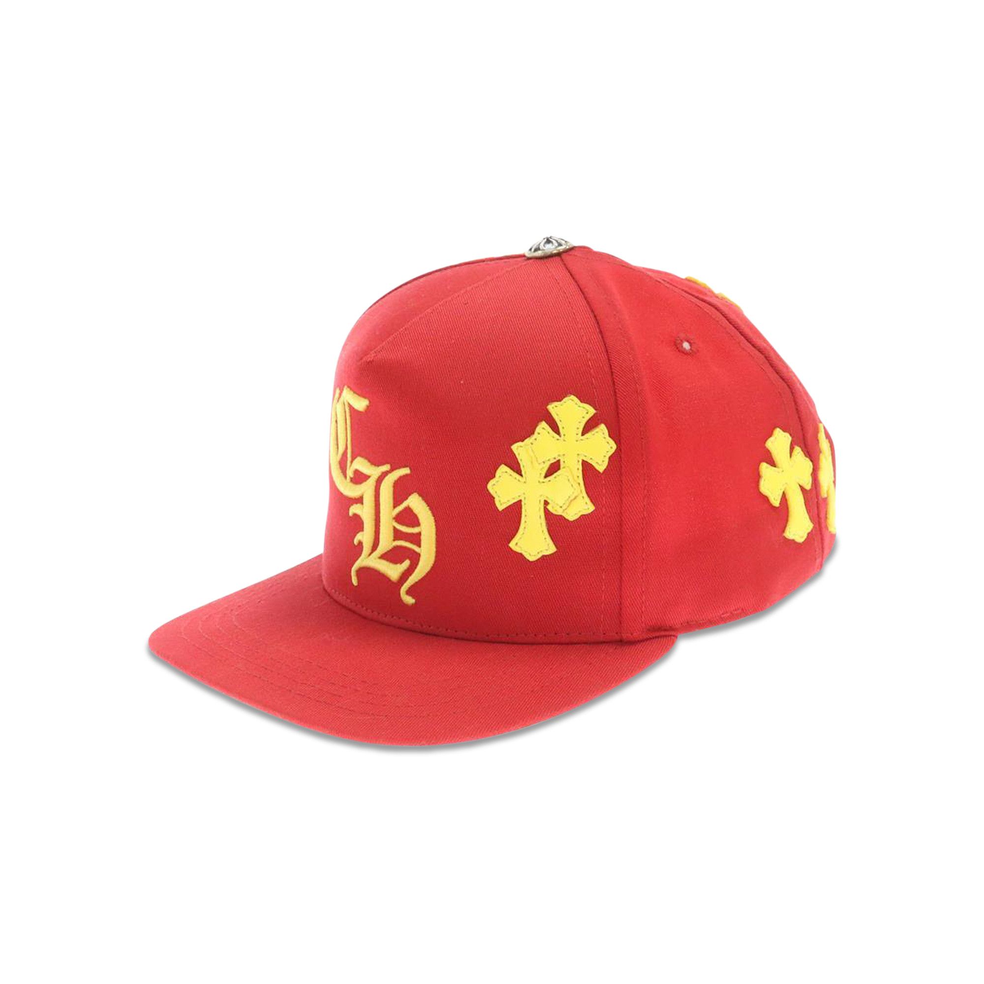 Buy Chrome Hearts Cross Patch Hat 'Red/Yellow' - 1383 Buy Chrome Hearts Cross Patch Hat 'Red/Yellow' - 1383