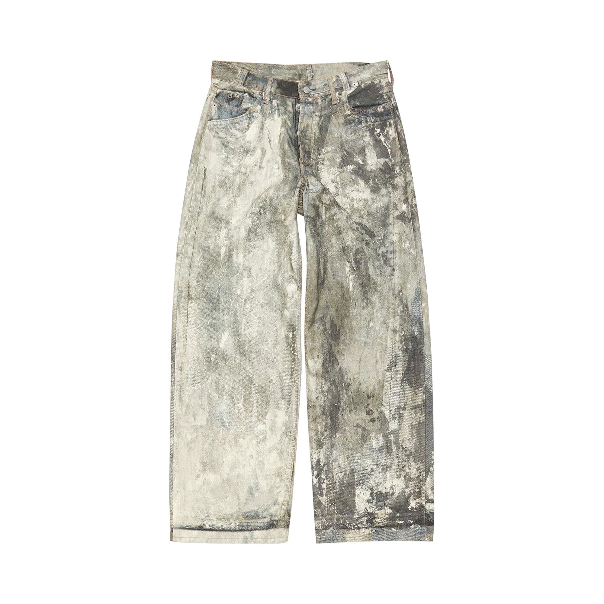 Grey paint splatter jeans clearance