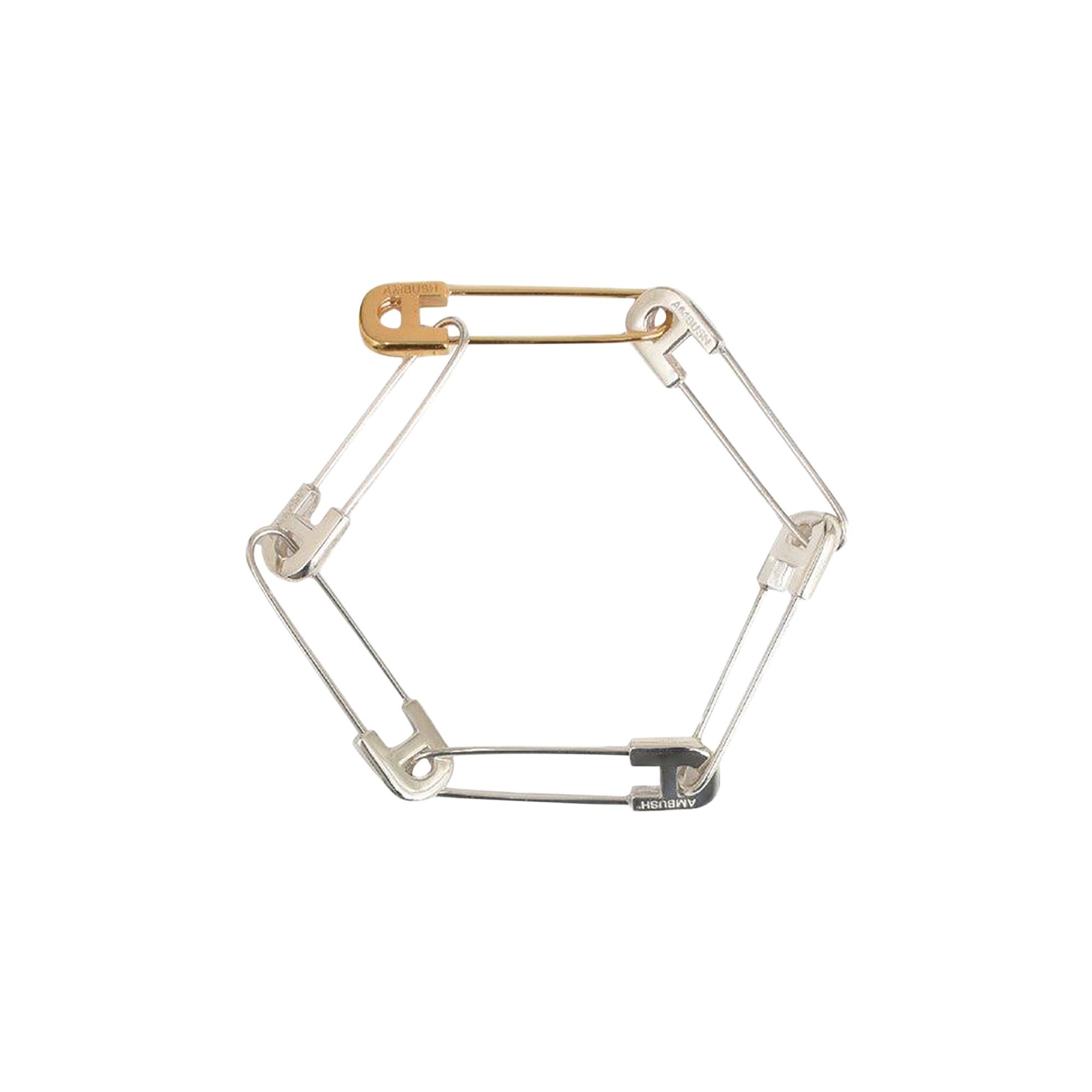 Buy Ambush Small Safety Pin Bracelet 'Silver' - BMOA002S24SIL0017200 | GOAT