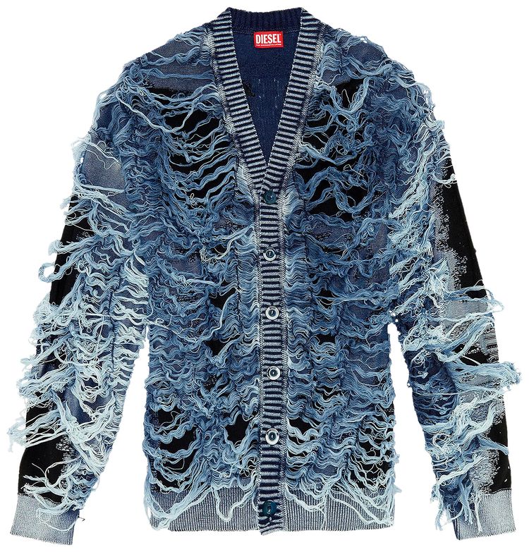 Diesel K Bacco Knit Sweater Blue