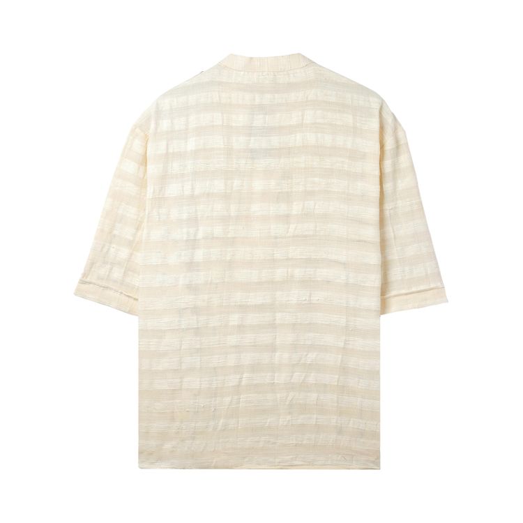 Glass Cypress Washed Linen Button Tunic White