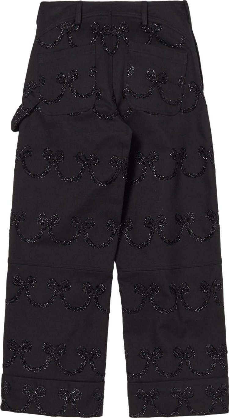 Simone Rocha Workwear Chaps Trousers Black