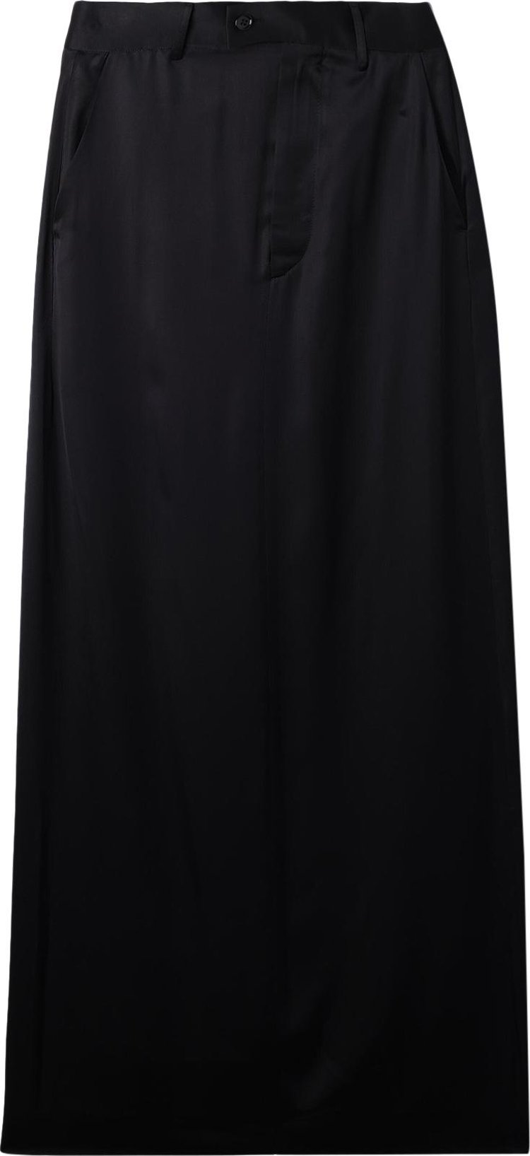 MM6 Maison Margiela Long Lining Skirt Black