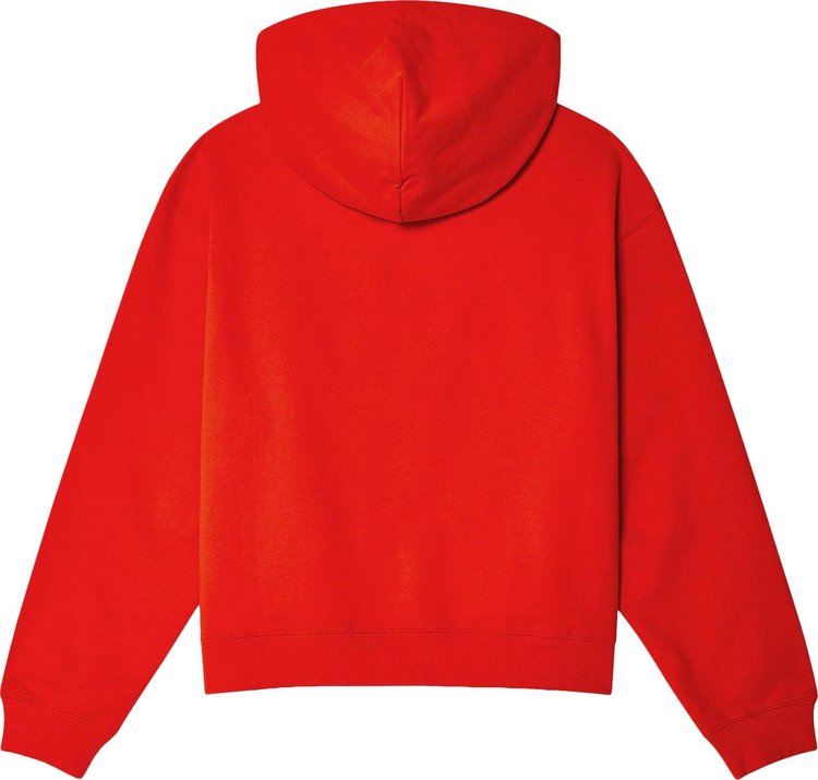 Sky High Farm Workwear Construction Graphic Logo 3 Hoodie Red