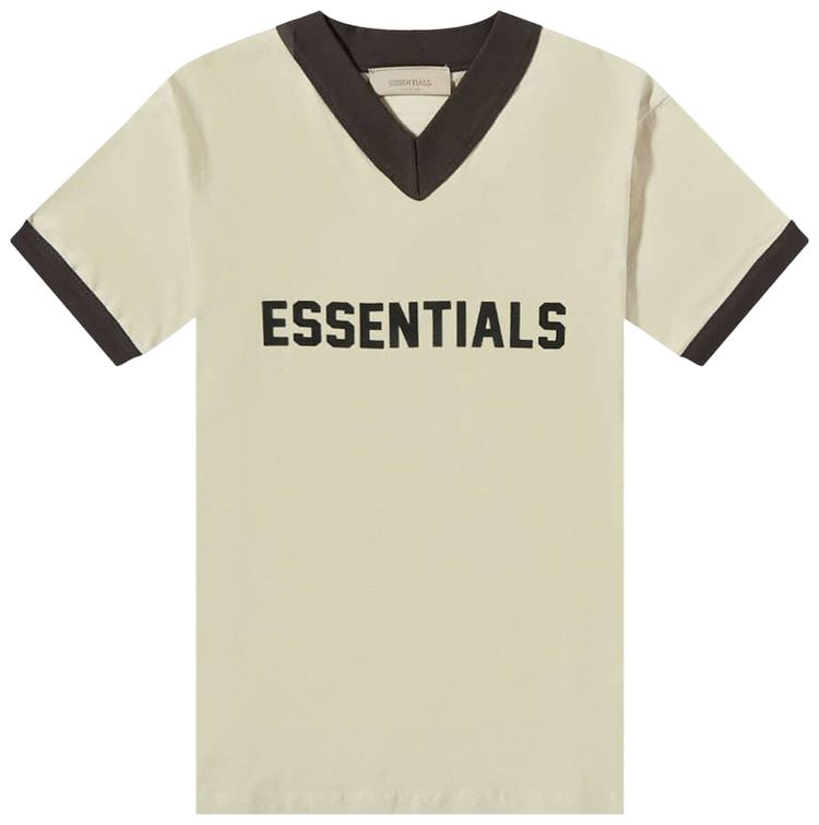 Fear of God Essentials Kids V Neck Tee Wheat