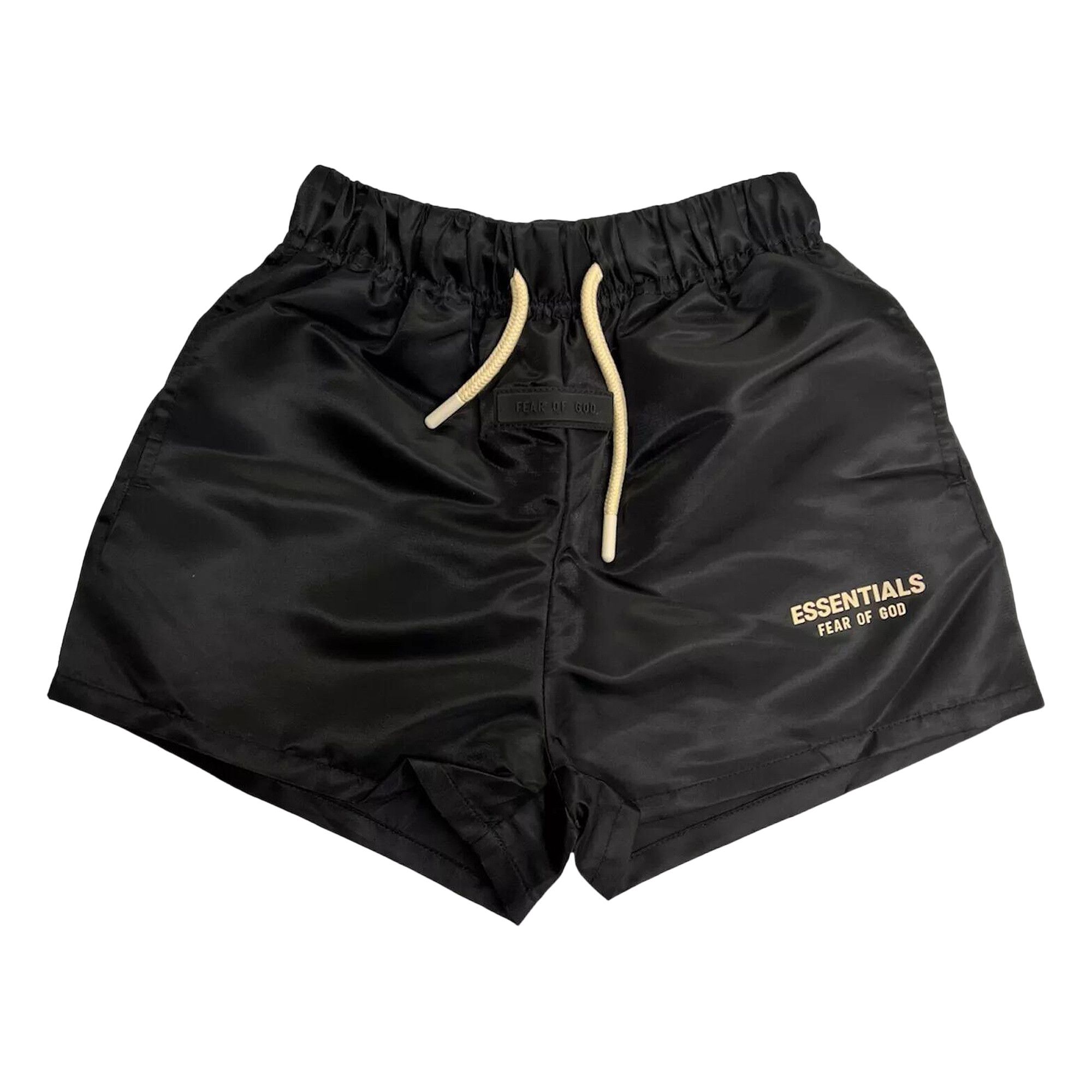 Fear of god fog essentials drawstring shorts white store