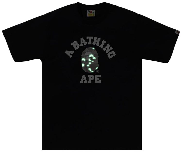 BAPE City Camo College Tee BlackGrey