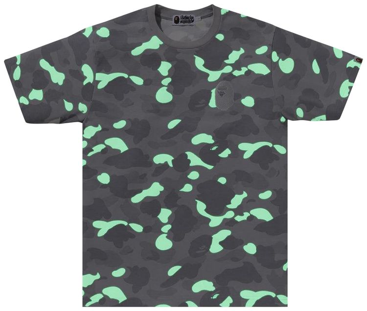 BAPE City Camo Large Ape Head Tee Grey