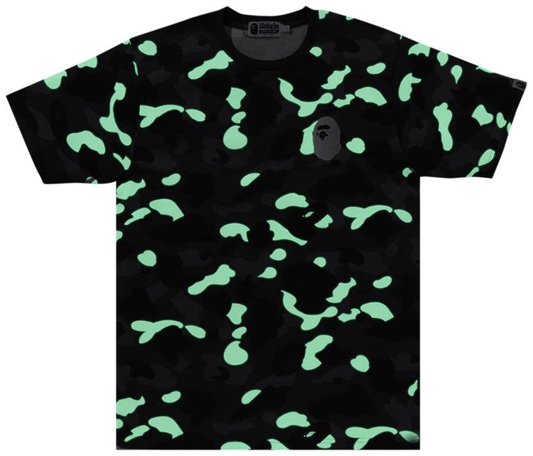 BAPE City Camo Large Ape Head Tee Black