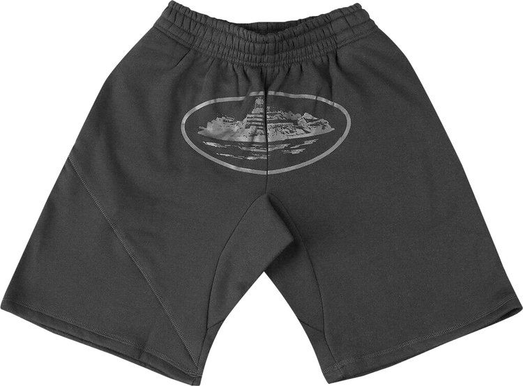 Corteiz Alcatraz Shorts Triple Black