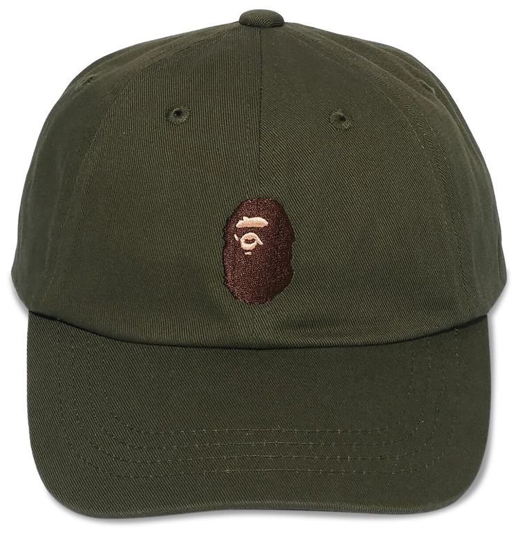 BAPE Ape Head Panel Cap Olive Drab