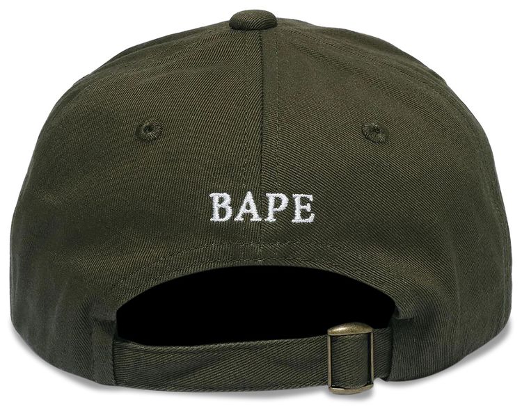 BAPE Ape Head Panel Cap Olive Drab