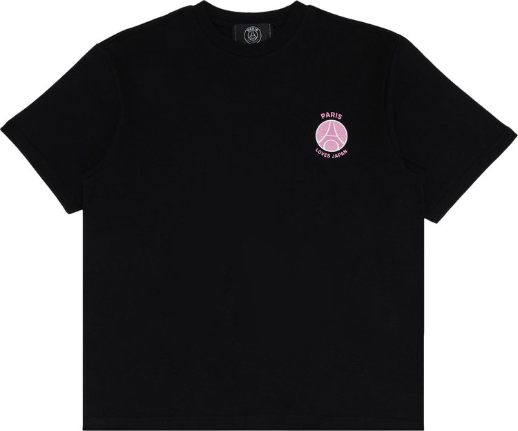 Paris Saint Germain x EDIFICE Japan PLJ T Shirt Black