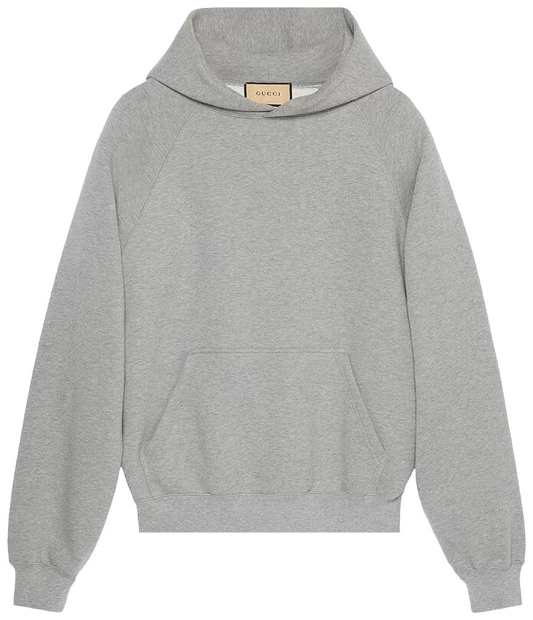 Gucci Hooded Sweatshirt Grey Melange