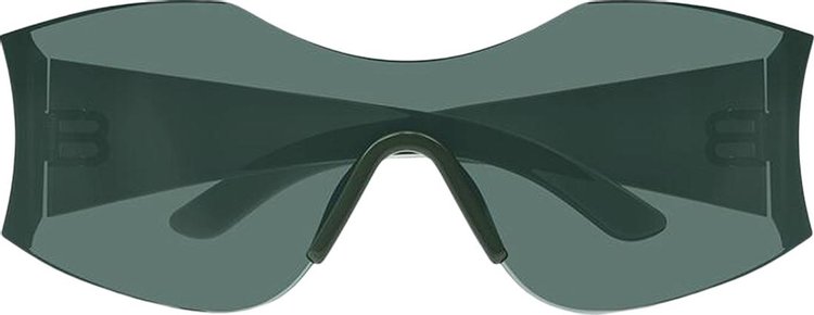 Balenciaga Sunglasses Solid Green