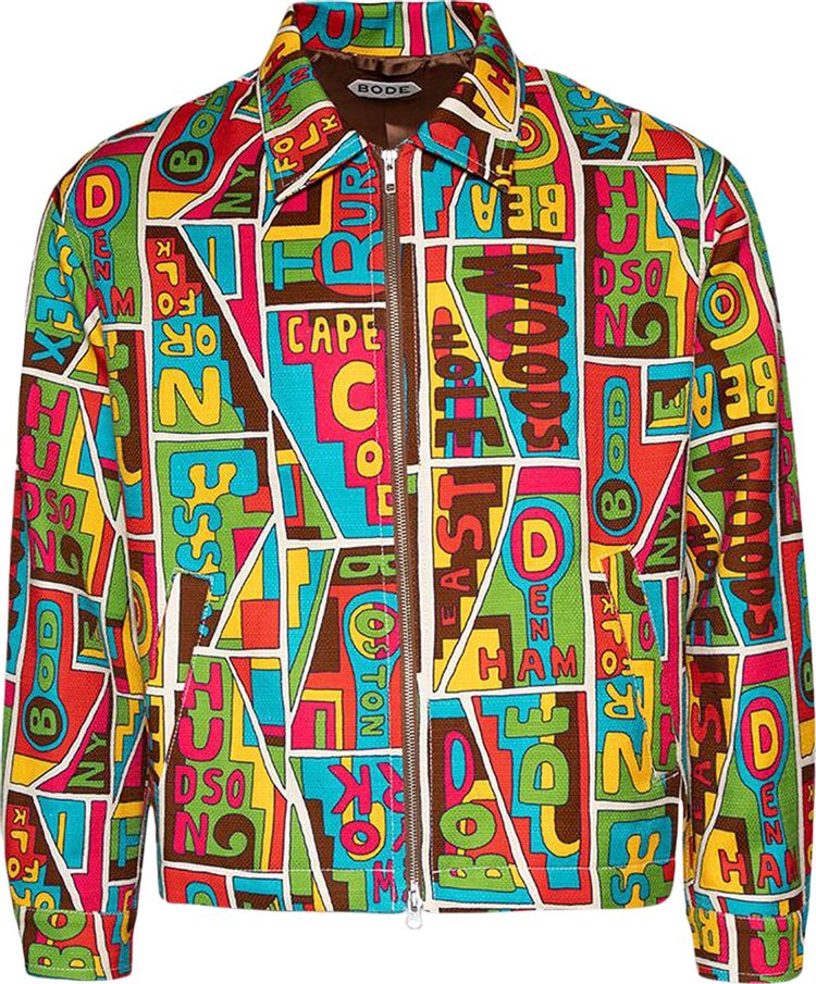 Bode New England Mosaic Jacket Multicolor