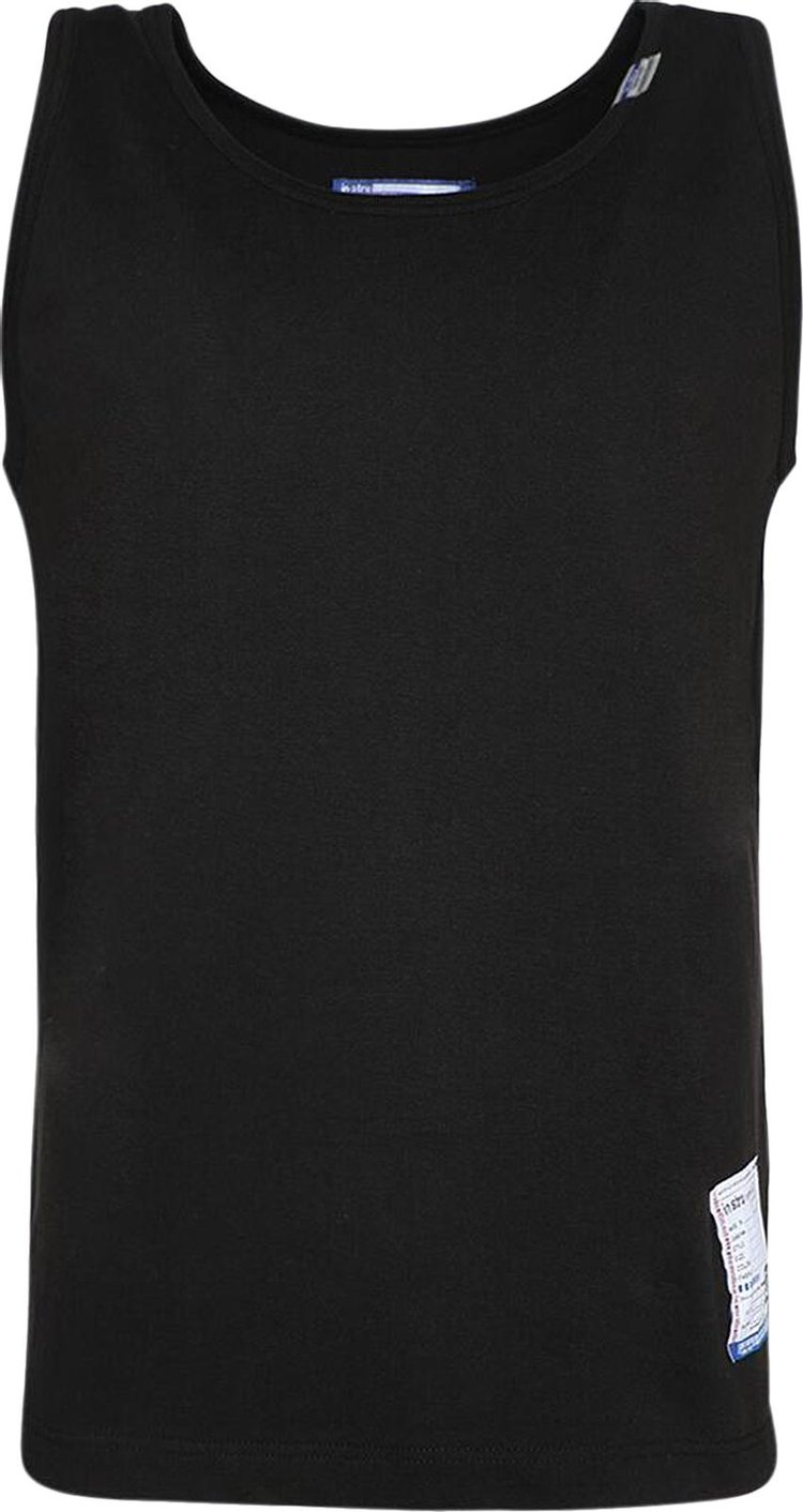 Maison Mihara Yasuhiro Heavy Weight Jersey Tank Top Black