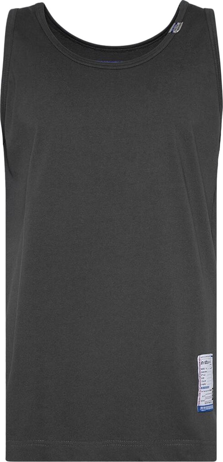 Maison Mihara Yasuhiro Heavy Weight Jersey Tank Top Dark Grey